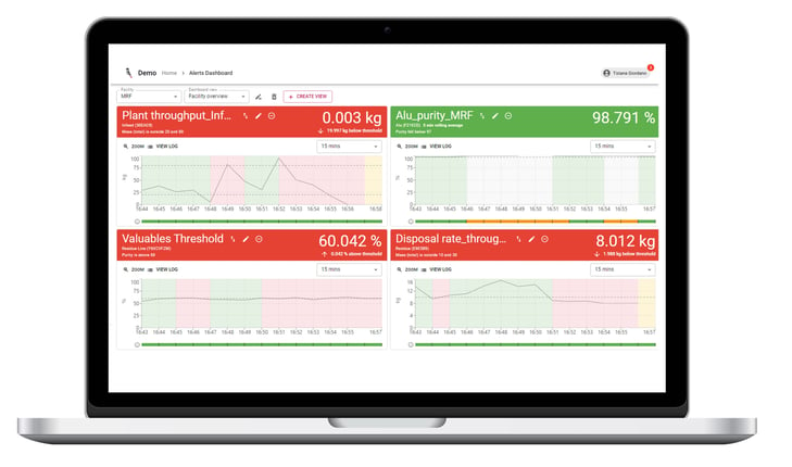 Greyparrot Analyzer Portal new Alerts update